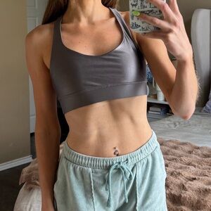 Charcoal Sports Bra
